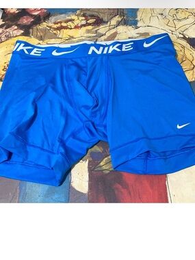 Nike Men's Blue Boxer Briefs